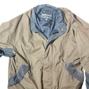 DryJoys FootJoy Golf Jacket Windbreaker‎ Houndstooth Lightweight XL